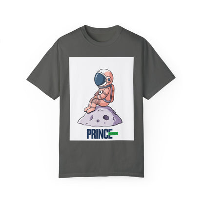 Cosmic Adventure T-shirt - Unisex Garment-Dyed Tee with Astronaut Design