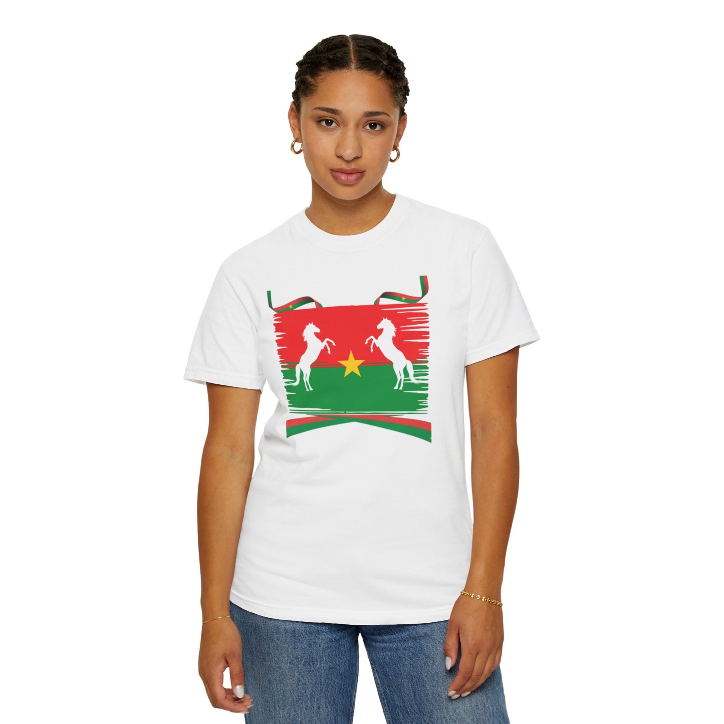 Burkina Faso T-Shirt with Cameroonian Flag Design – Celebrate Your Heritage!