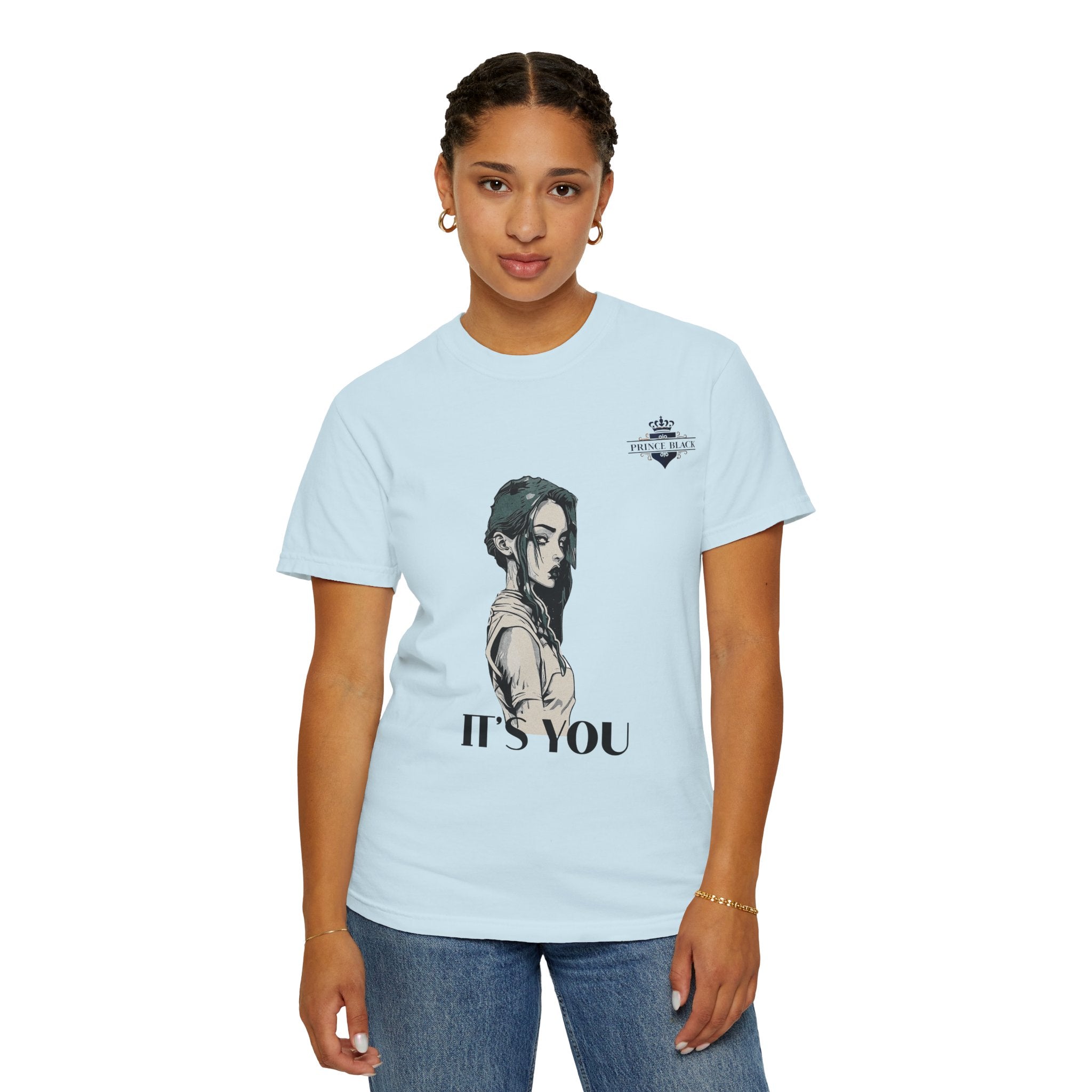 Unisex Garment-Dyed T-Shirt - 'It's You' Graphic Tee for Casual Wear