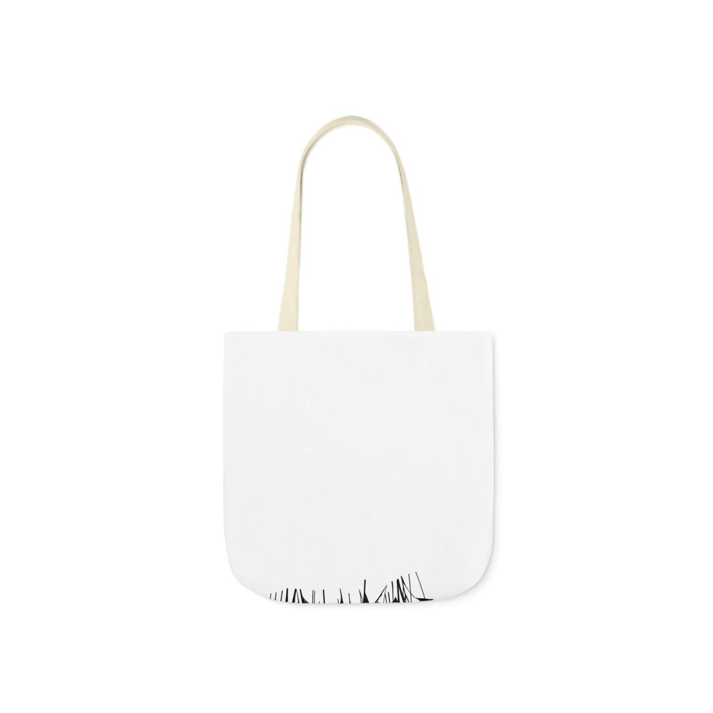 Floral Canvas Tote Bag with 5-Color Straps - Stylish &amp; Eco-Friendly 