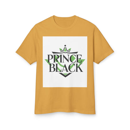 Heavyweight Cotton Tee - 'Prince Black' Graphic T-Shirt | Casual Streetwear