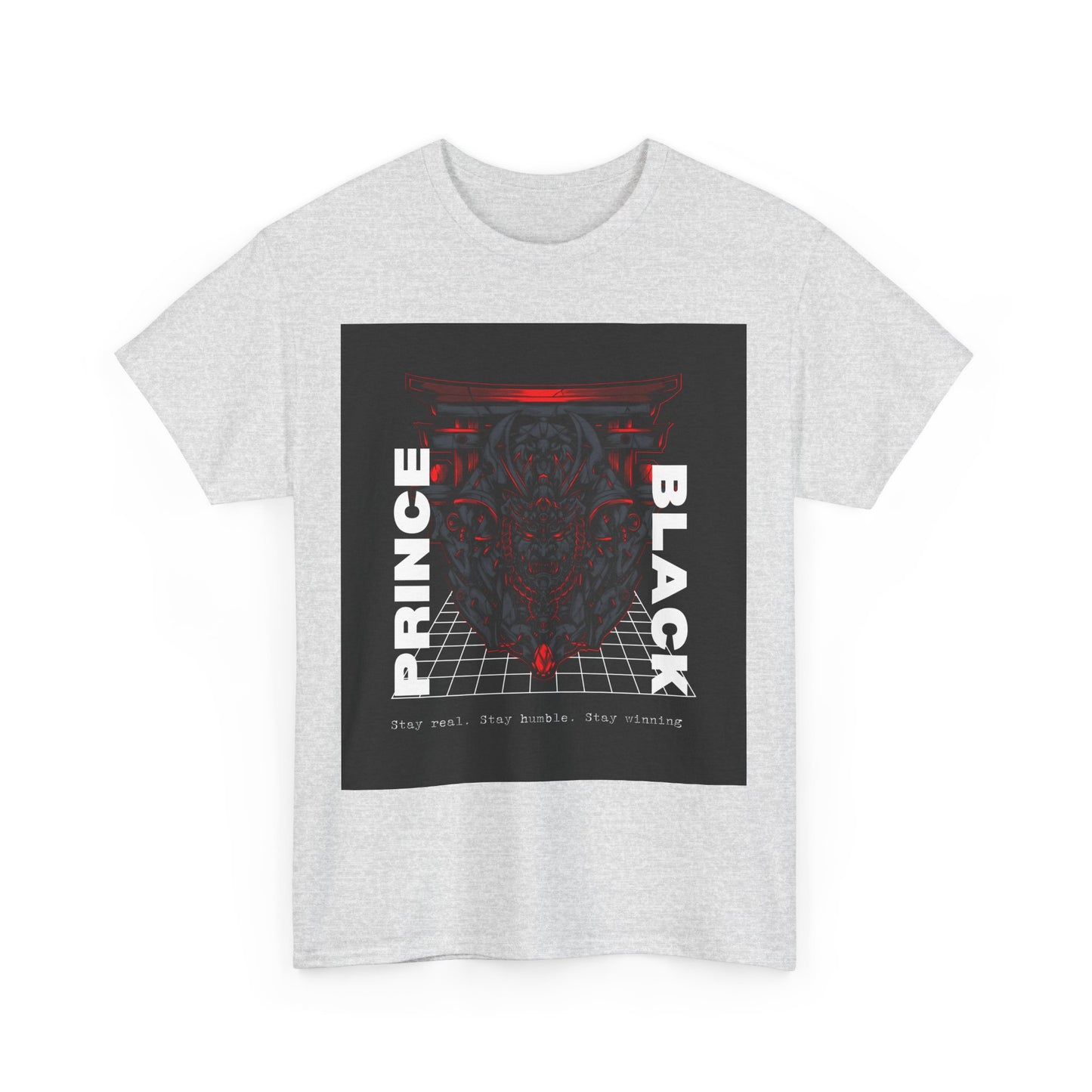 Heavy Cotton Tee - Stay Real Stay Humble Graphic Shirt