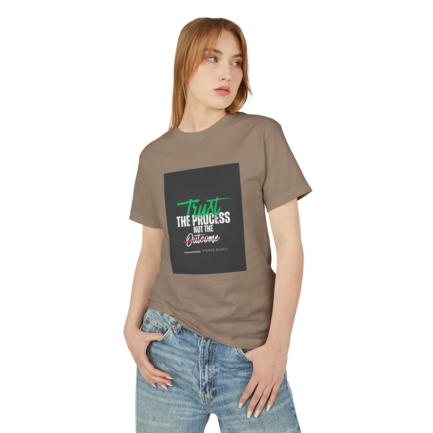 Motivational Unisex Heavyweight Cotton Tee - 'Trust the Process' & 'Sunshine Mixed' Design
