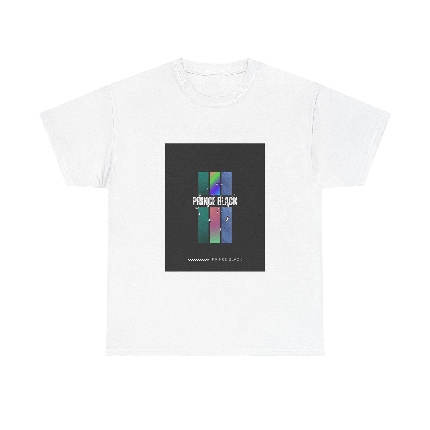 Heavy Cotton Tee - Vibrant 'PRINCE BLACK' Graphic Tee for Music Lovers