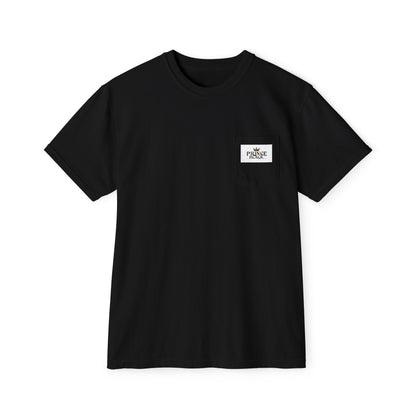 Unisex Garment-Dyed Pocket T-Shirt | Casual Everyday Wear with Masculine Royalty Design