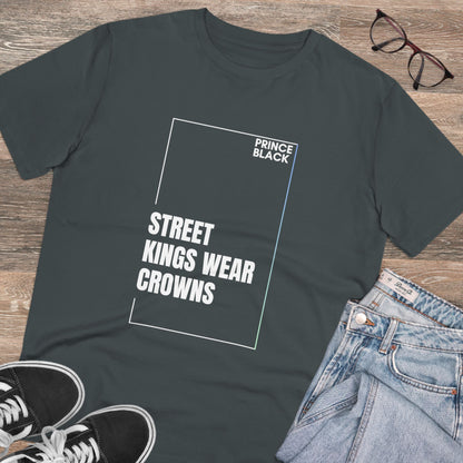 Street Kings Wear Crowns Organic Unisex T-Shirt - Bold Graphic Tee