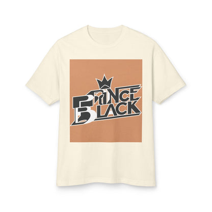 Prince Black Unisex Heavyweight Cotton Tee - Stylish &amp; Comfortable Tee for Music Lovers 