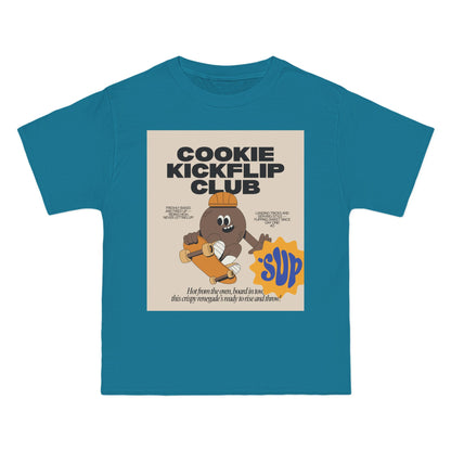 Cookie Kickflip Club T-Shirt - Fun Skateboarding Tee for Kids & Teens