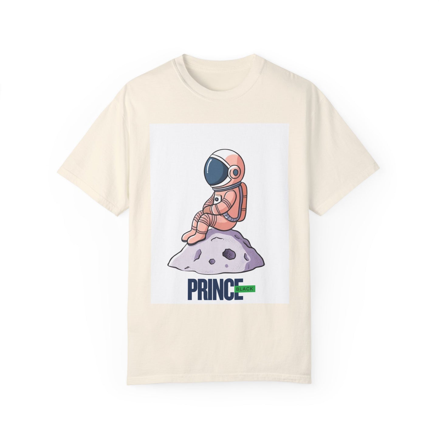 Cosmic Adventure T-shirt - Unisex Garment-Dyed Tee with Astronaut Design