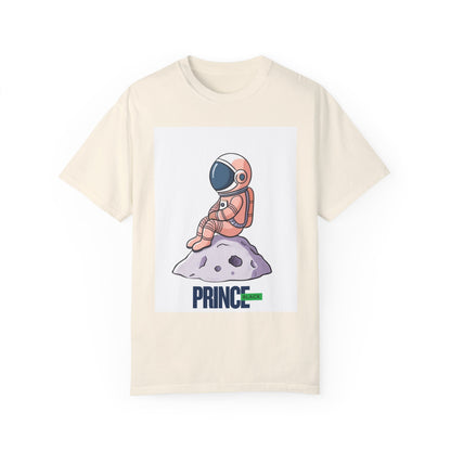 Cosmic Adventure T-shirt - Unisex Garment-Dyed Tee with Astronaut Design
