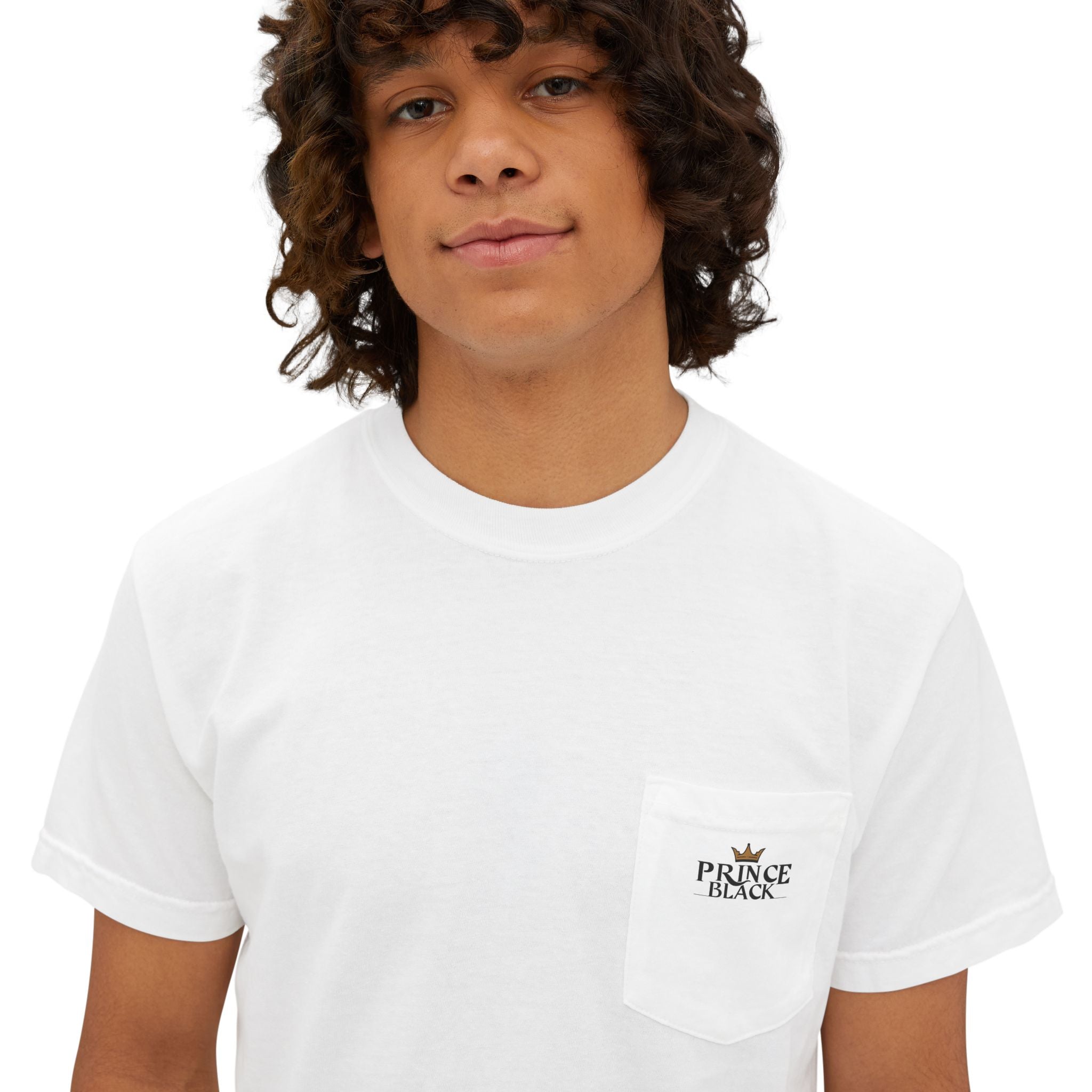 Unisex Garment-Dyed Pocket T-Shirt | Casual Everyday Wear with Masculine Royalty Design