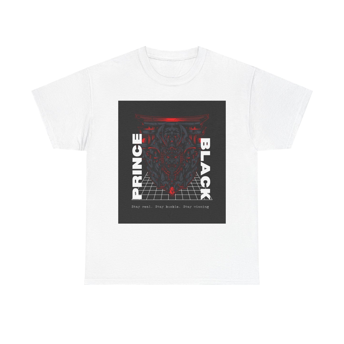 Heavy Cotton Tee - Stay Real Stay Humble Graphic Shirt