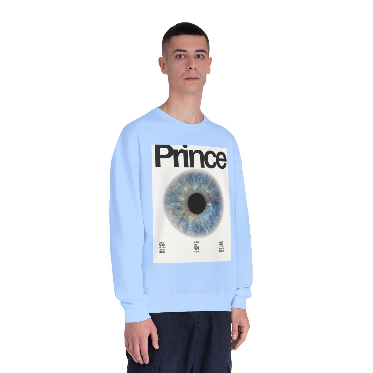 Prince Eye Graphic Unisex Crewneck Sweatshirt | Cozy Fashion for Music Lovers