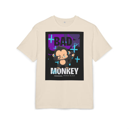 Bad Monkey Graphic Unisex Oversize Tee - Fun & Comfy Streetwear for Casual Vibes