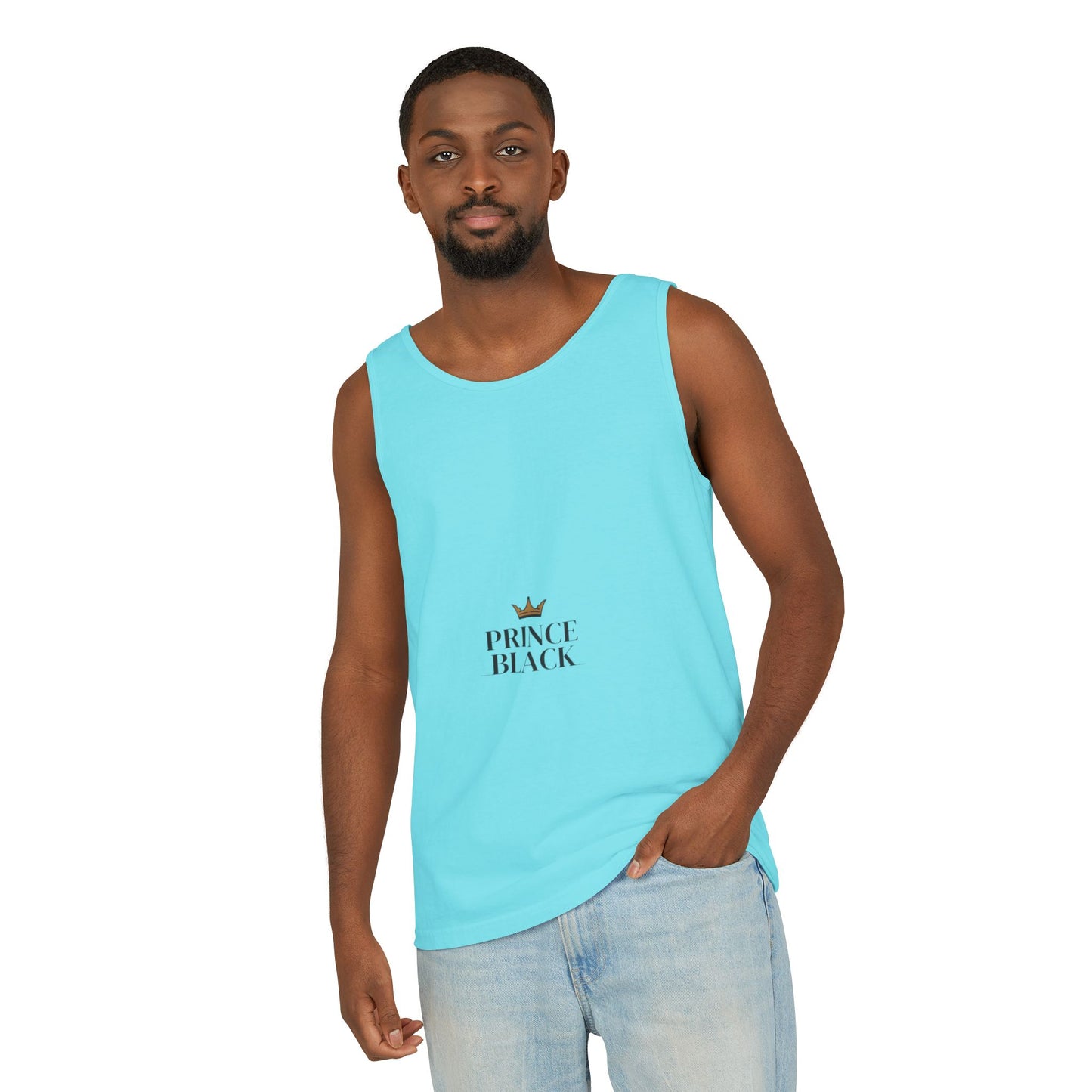 Stylish Unisex Tank Top - 'Prince Black' Design