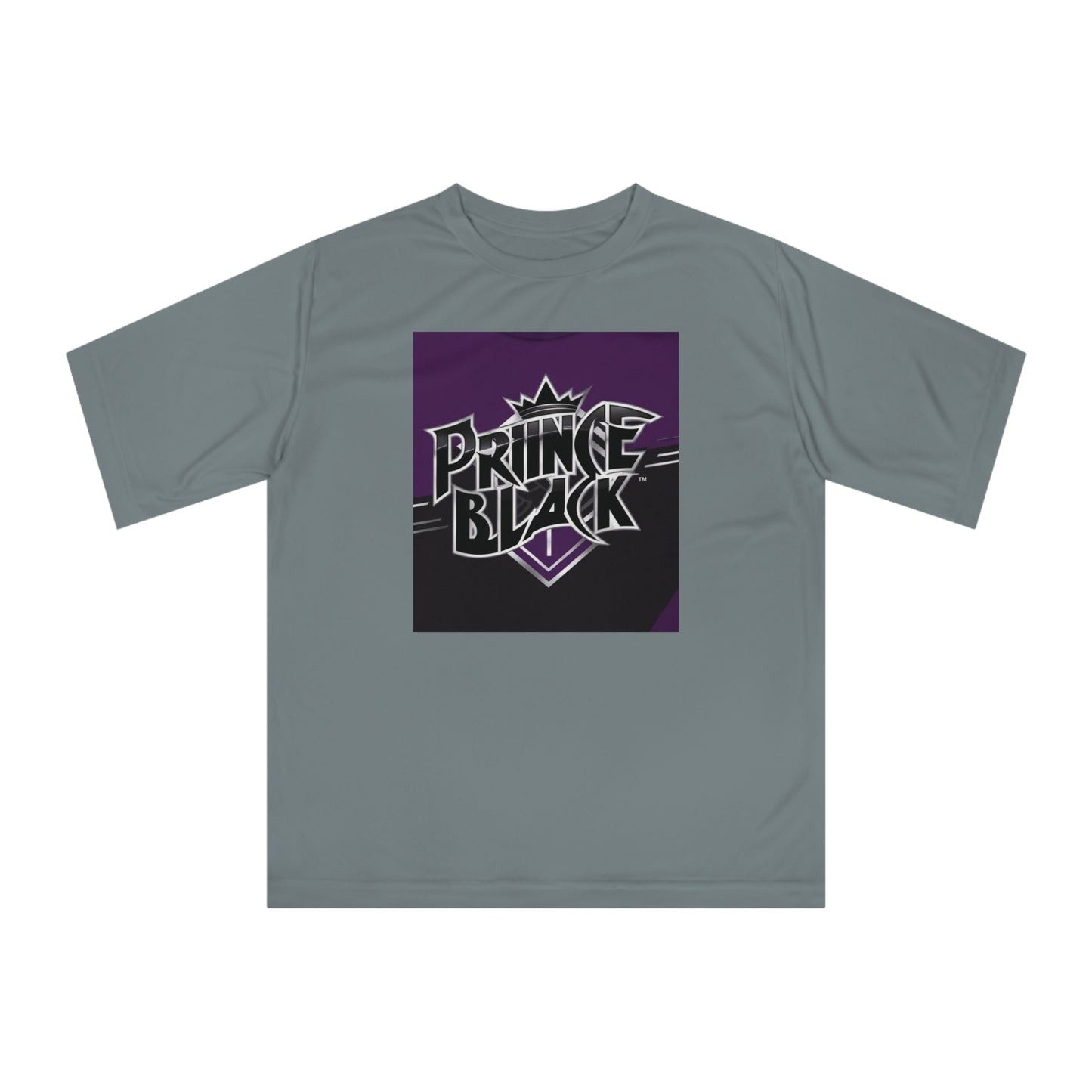 Unisex Zone Performance T-Shirt - Prince Black Graphic Tee for Sports & Casual Wear