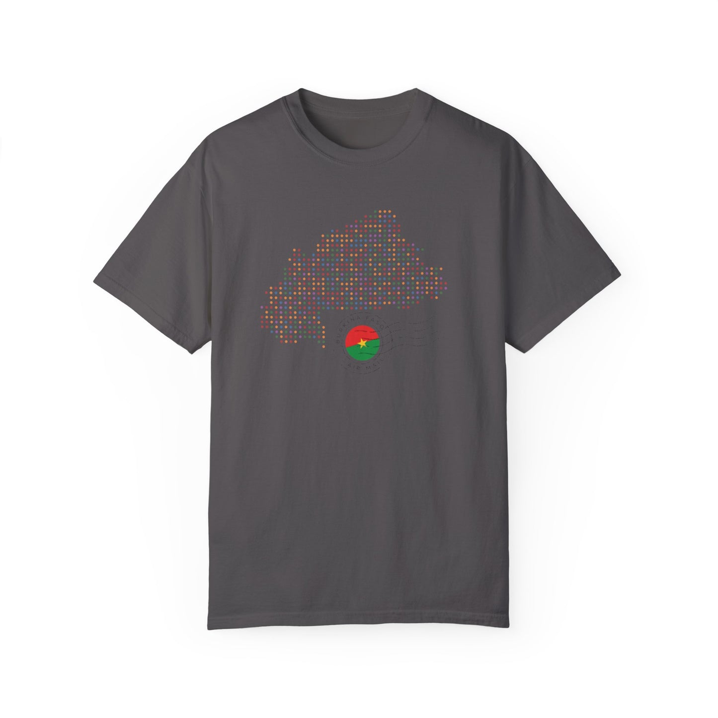 Burkina Faso T-Shirt with Artistic Flag Design - Perfect for Celebrations and Everyday Wear
