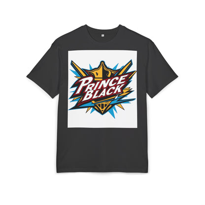 Unisex Oversized Tee - Energetic 'Prince Black' Graphic - Casual Streetwear 