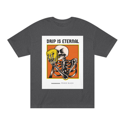 Skeleton Drip Is Eternal Unisex Classic Tee - Trendy Graphic Tee for Casual Style