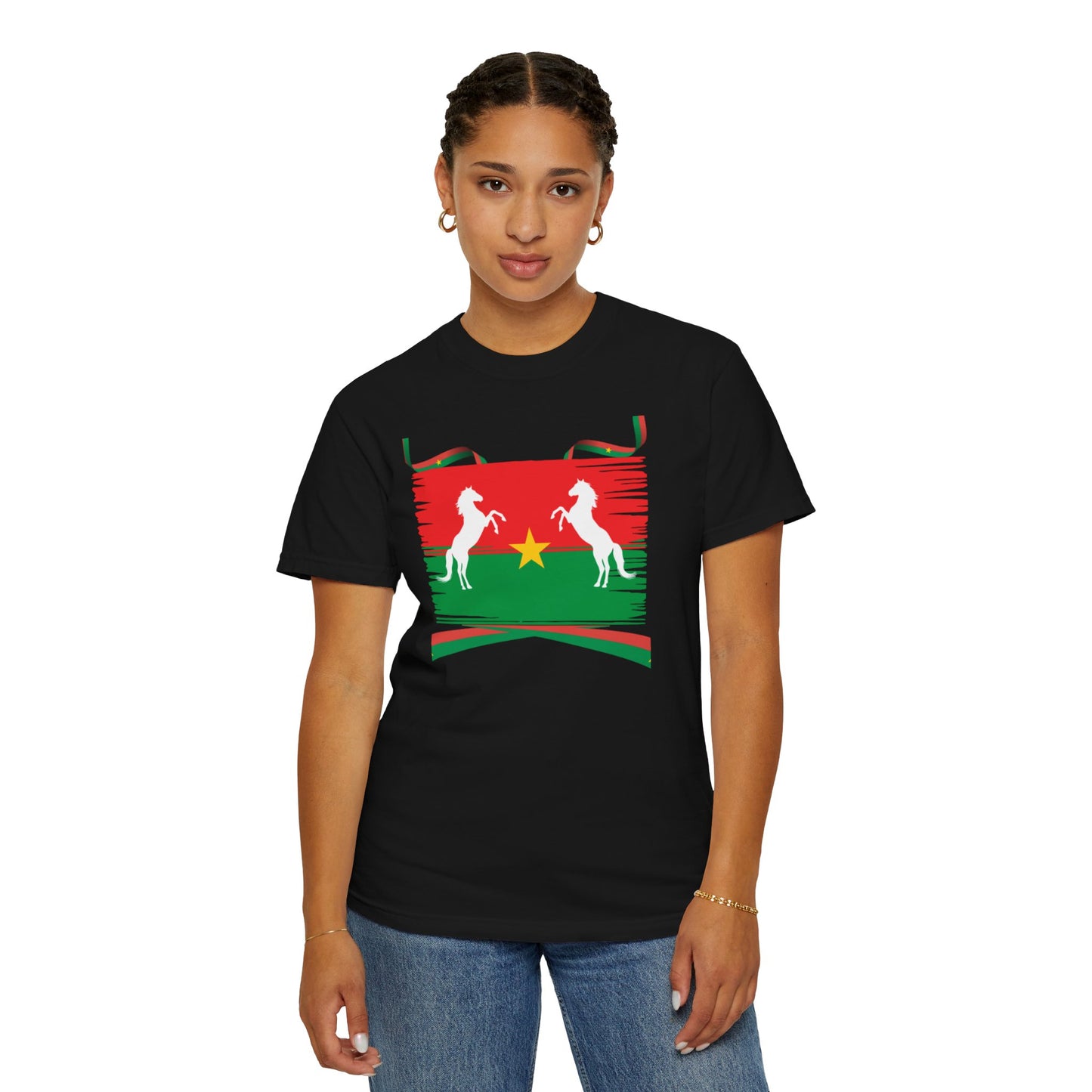 Burkina Faso T-Shirt with Cameroonian Flag Design – Celebrate Your Heritage!