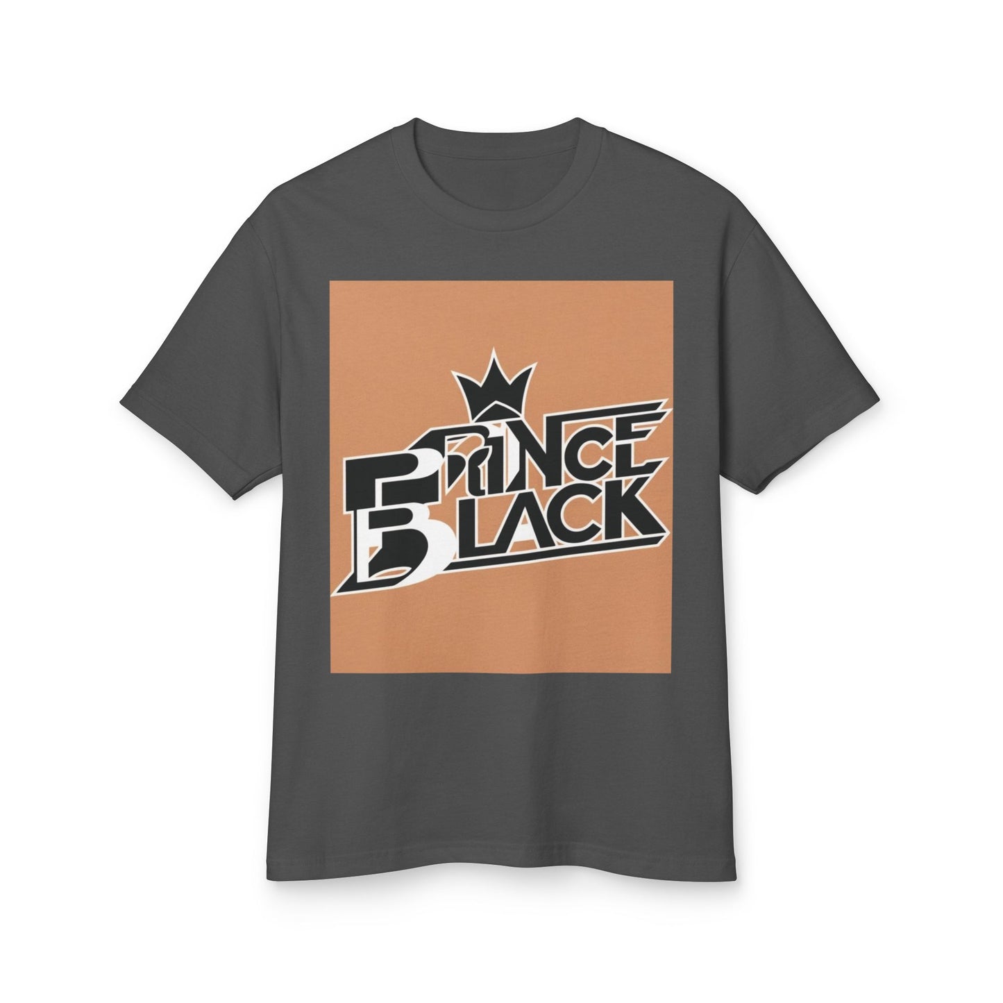Prince Black Unisex Heavyweight Cotton Tee - Stylish &amp; Comfortable Tee for Music Lovers 