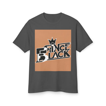 Prince Black Unisex Heavyweight Cotton Tee - Stylish &amp; Comfortable Tee for Music Lovers 