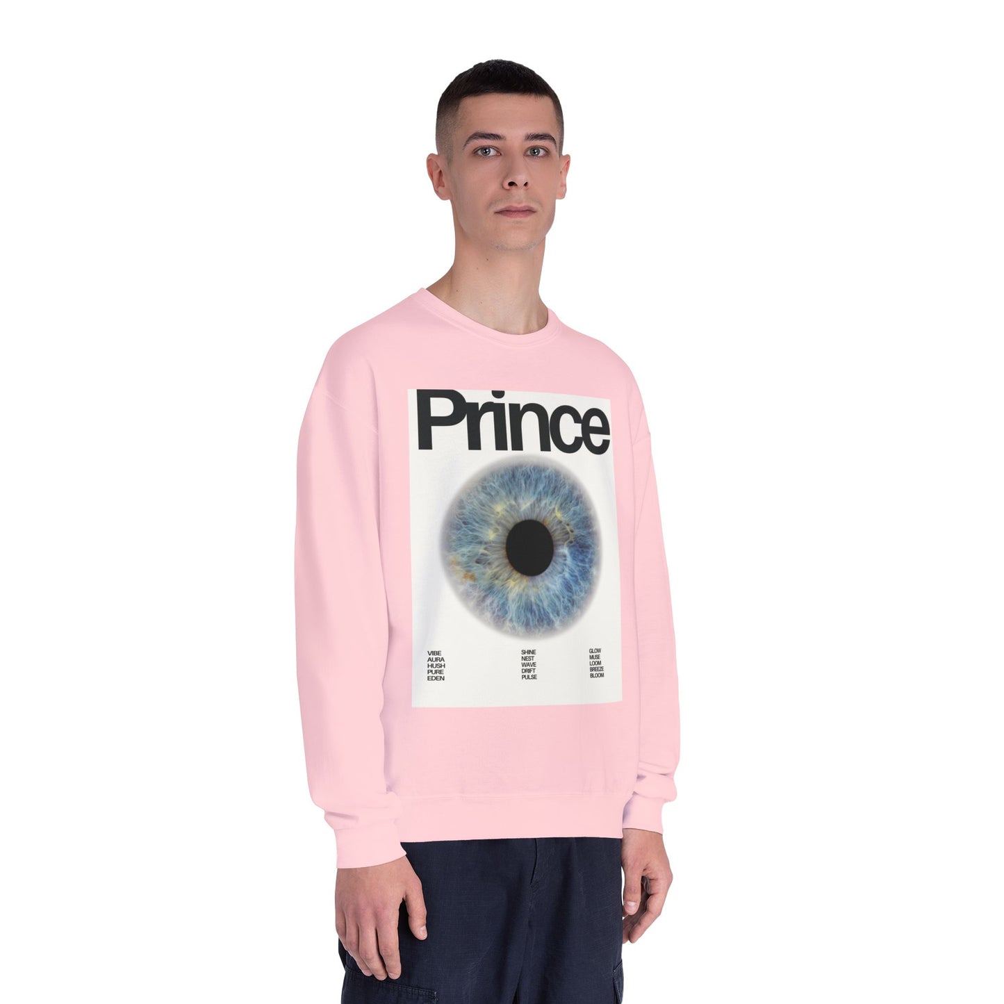 Prince Eye Graphic Unisex Crewneck Sweatshirt | Cozy Fashion for Music Lovers