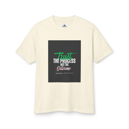 Motivational Unisex Heavyweight Cotton Tee - 'Trust the Process' & 'Sunshine Mixed' Design