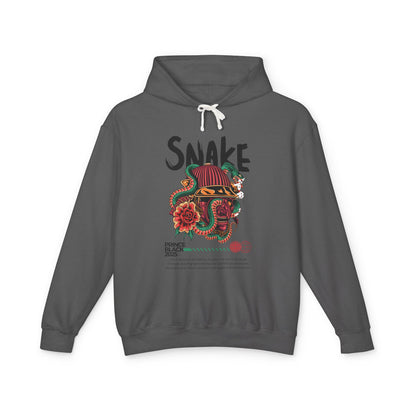 Lightweight Hooded Sweatshirt - 'Prince Black' Graphic Design 