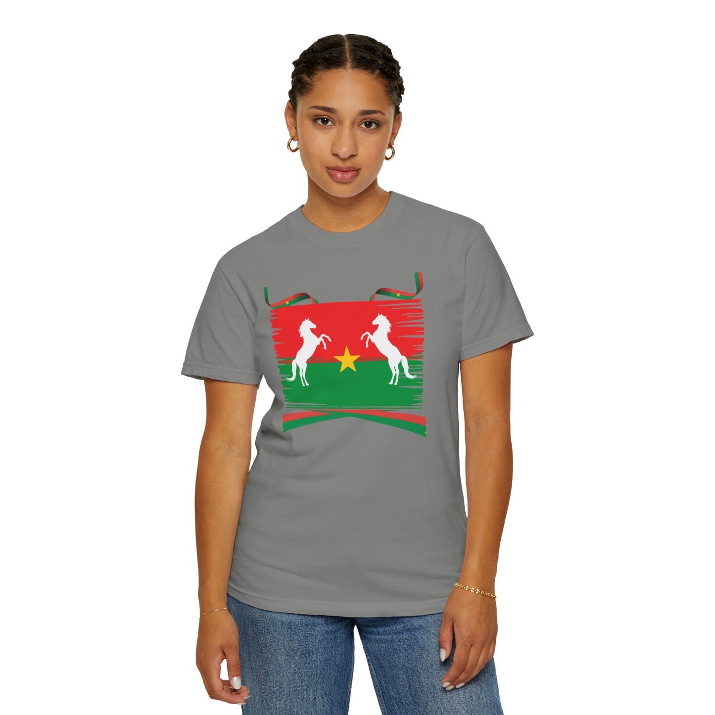 Burkina Faso T-Shirt with Cameroonian Flag Design – Celebrate Your Heritage!