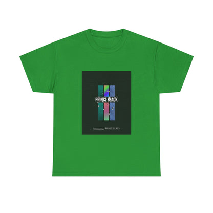 Heavy Cotton Tee - Vibrant 'PRINCE BLACK' Graphic Tee for Music Lovers