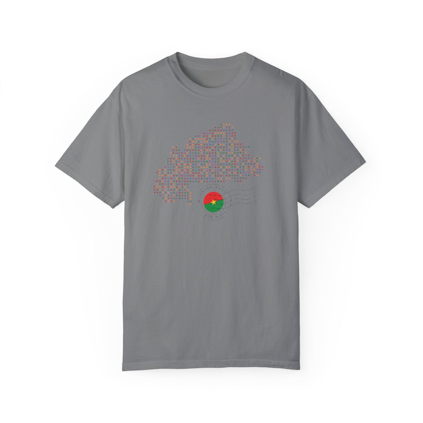 Burkina Faso T-Shirt with Artistic Flag Design - Perfect for Celebrations and Everyday Wear