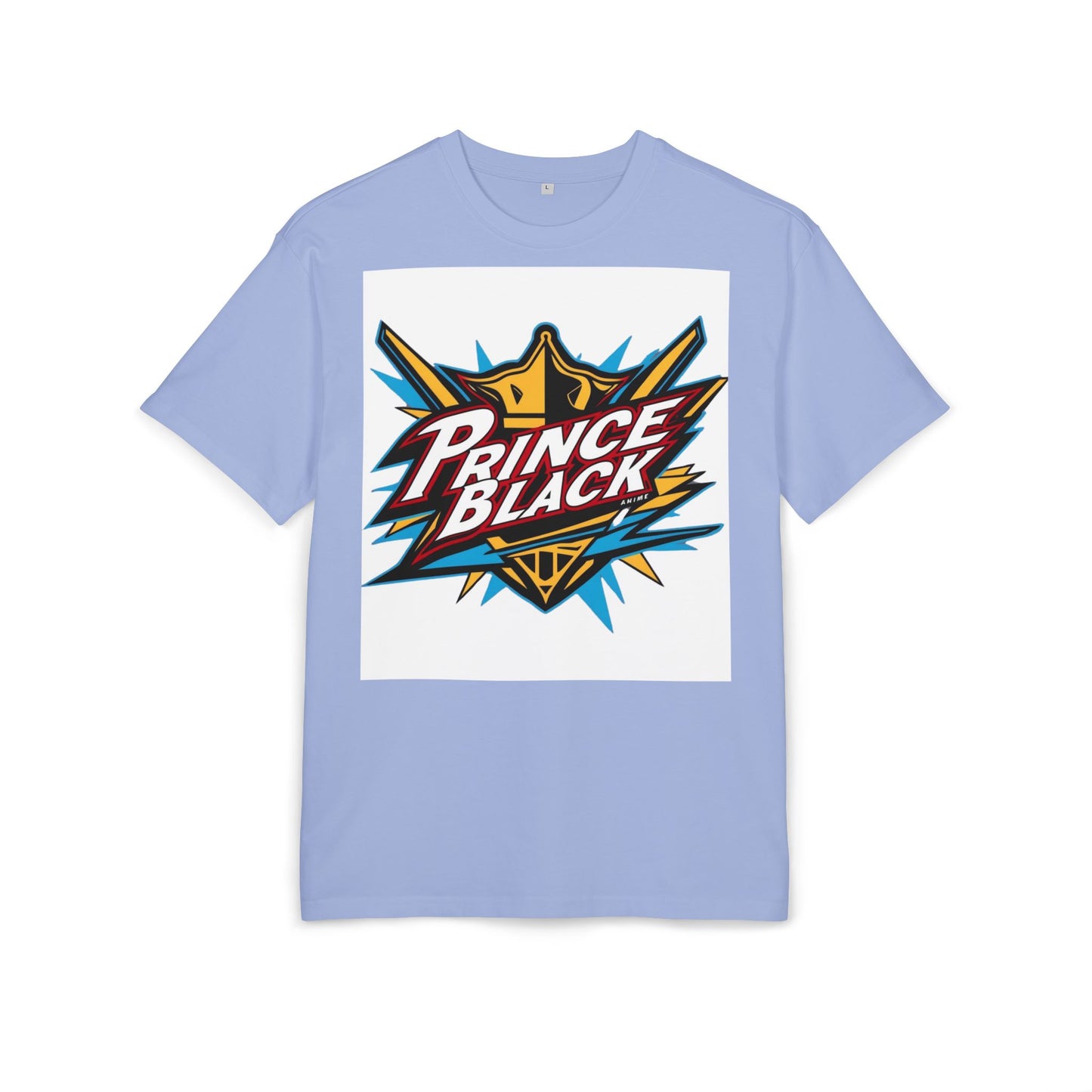 Unisex Oversized Tee - Energetic 'Prince Black' Graphic - Casual Streetwear 