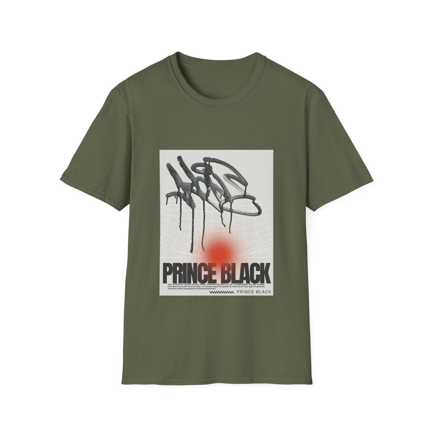 Unisex Softstyle T-Shirt - Trendy Graphic Tee with 'Prince Black' Design
