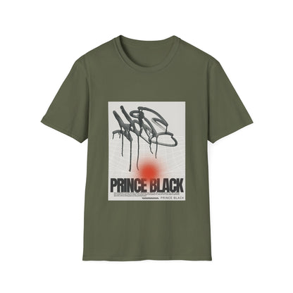 Unisex Softstyle T-Shirt - Trendy Graphic Tee with 'Prince Black' Design