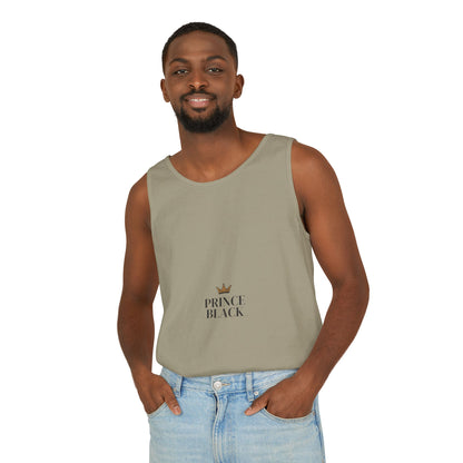Stylish Unisex Tank Top - 'Prince Black' Design