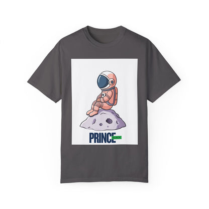 Cosmic Adventure T-shirt - Unisex Garment-Dyed Tee with Astronaut Design