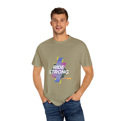 Ride Strong Unisex T-Shirt - Motivational Workout Tee