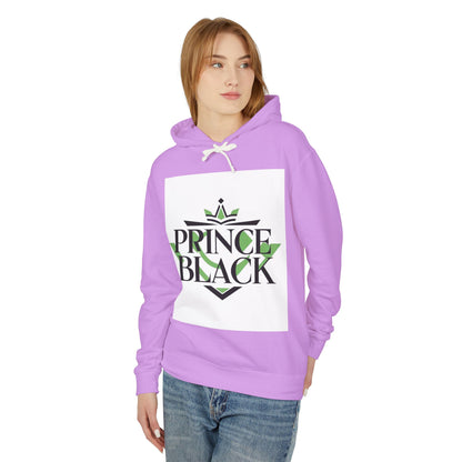 Lightweight Hooded Sweatshirt - 'Prince Black' Graphic Design