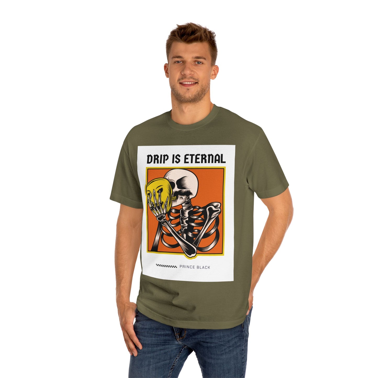 Skeleton Drip Is Eternal Unisex Classic Tee - Trendy Graphic Tee for Casual Style