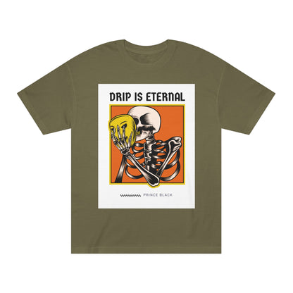 Skeleton Drip Is Eternal Unisex Classic Tee - Trendy Graphic Tee for Casual Style