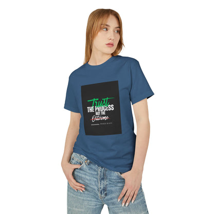 Motivational Unisex Heavyweight Cotton Tee - 'Trust the Process' & 'Sunshine Mixed' Design