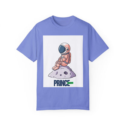 Cosmic Adventure T-shirt - Unisex Garment-Dyed Tee with Astronaut Design