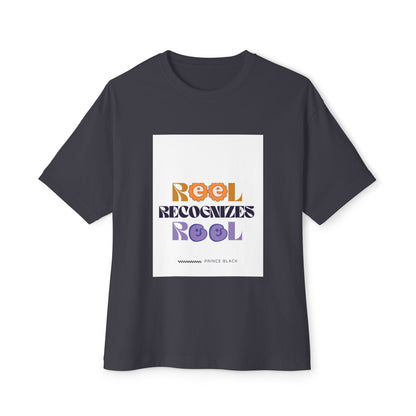 Reel Recognizes Relaxed Unisex Oversized Tee - Perfect for Casual Style and Everyday Comfort