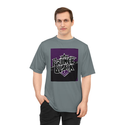 Unisex Zone Performance T-Shirt - Prince Black Graphic Tee for Sports & Casual Wear