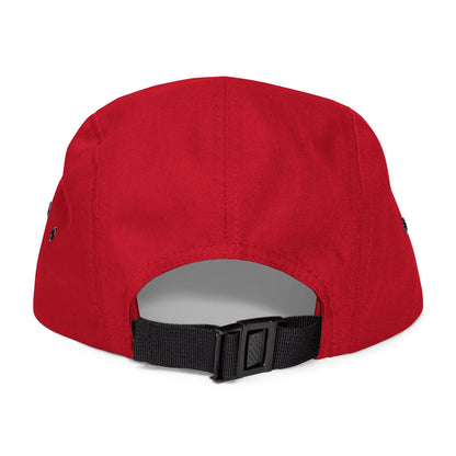 Prince Black Embroidered 5 Panel Cap - Stylish Casual Hat for Everyday Wear