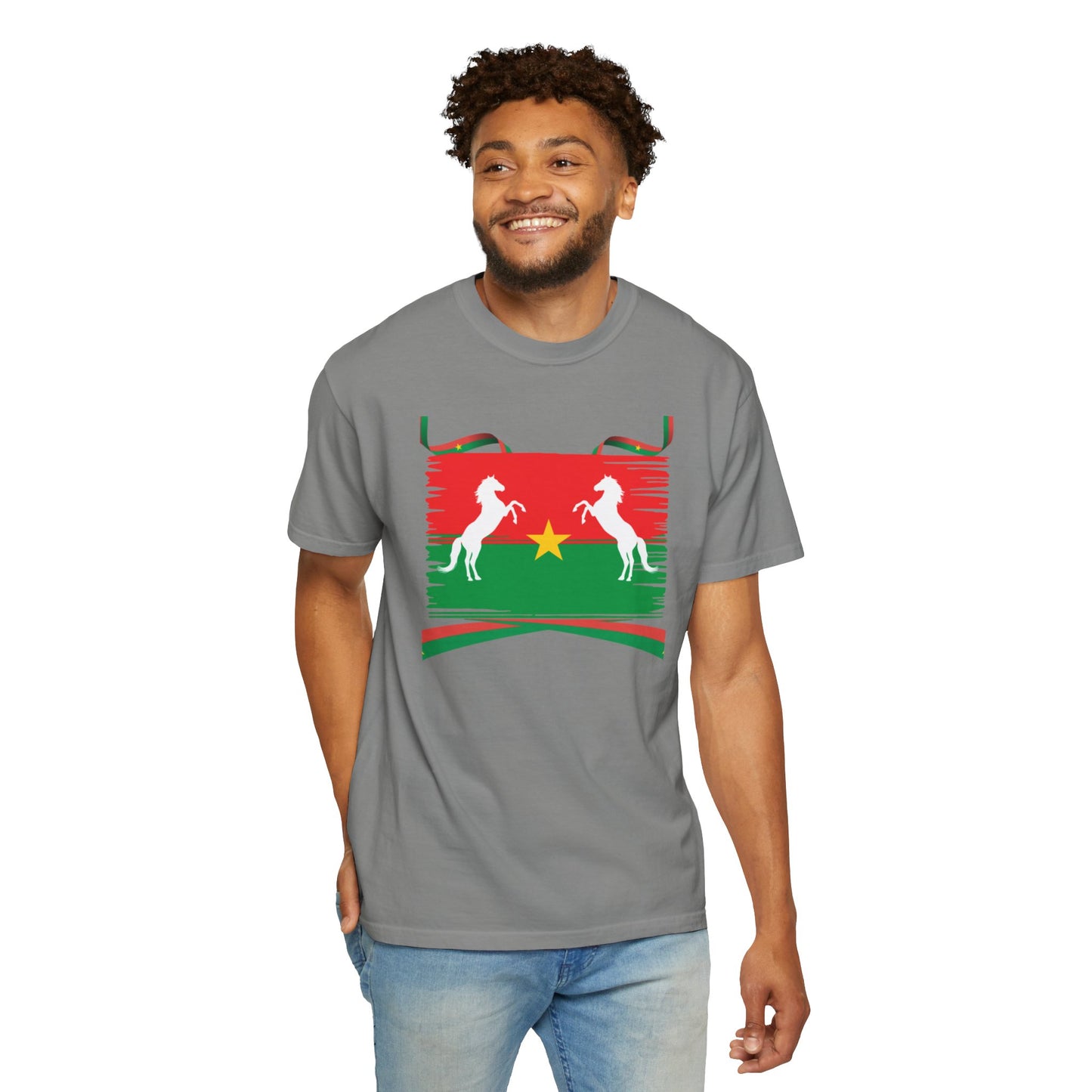 Burkina Faso T-Shirt with Cameroonian Flag Design – Celebrate Your Heritage!
