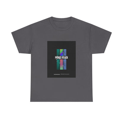 Heavy Cotton Tee - Vibrant 'PRINCE BLACK' Graphic Tee for Music Lovers