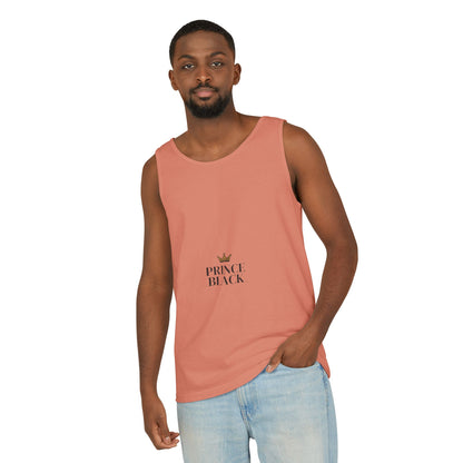 Stylish Unisex Tank Top - 'Prince Black' Design