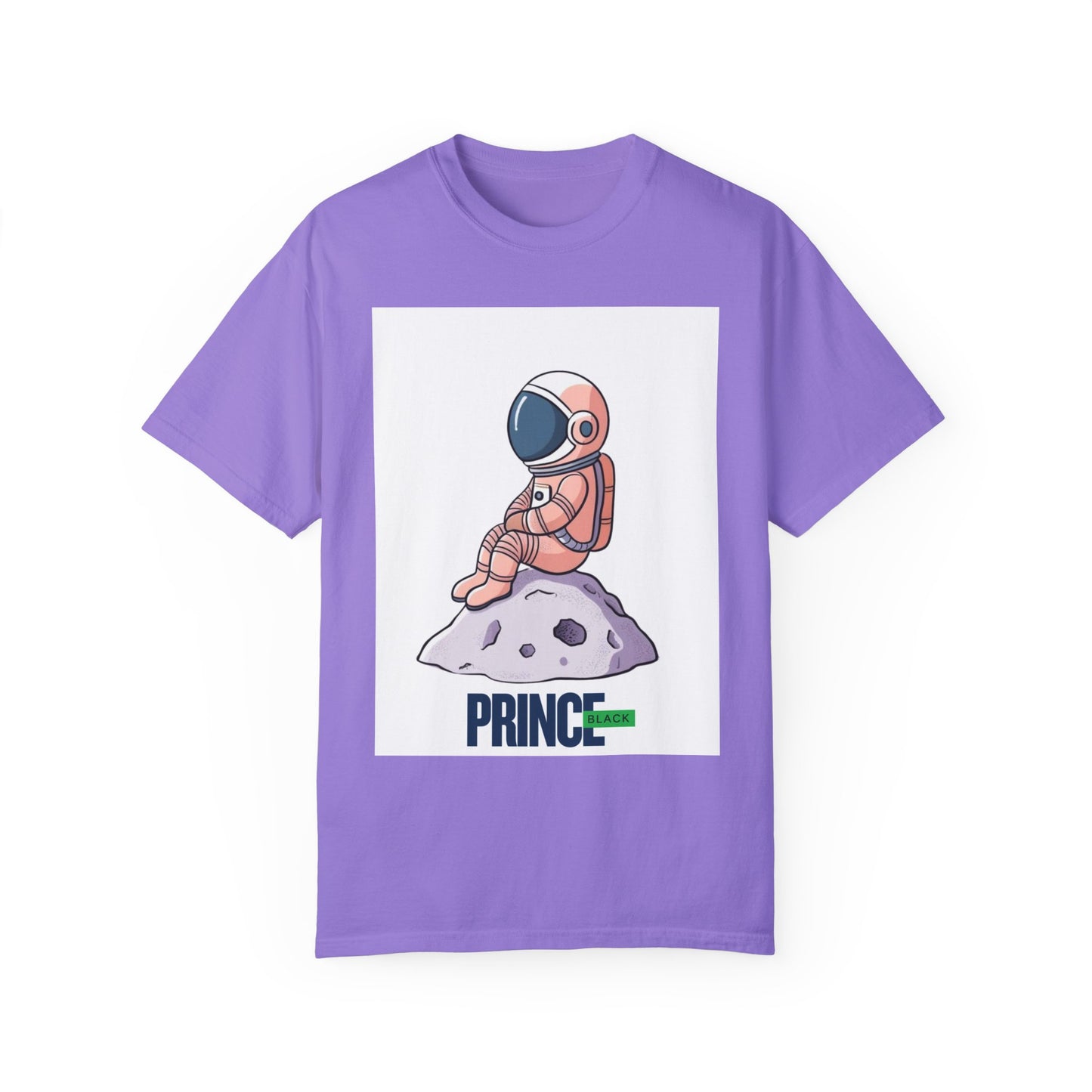 Cosmic Adventure T-shirt - Unisex Garment-Dyed Tee with Astronaut Design
